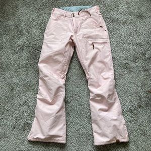 Pink Roxy Snow Pants, Medium